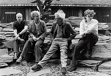 A Flock Of Seagulls at the Atlantic Hotel,Liverpool in 1981. Pic by Gary Lornie