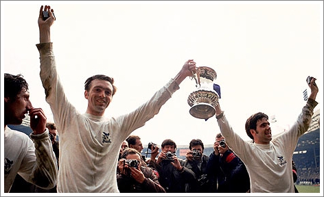 Jeff Astle and Bobby Hope hold the FA Cup aloft Jeff Astle and Bobby Hope hold the FA Cup aloft