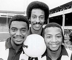 Brendon Batson, Laurie Cunningham and Cyril Regis