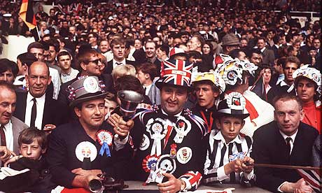 England World Cup fans back in the day