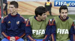 Torres, Martinez and Fabregas